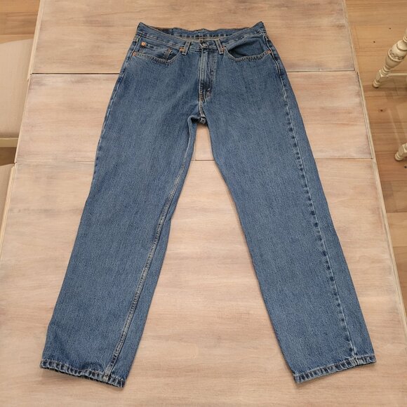 Levi's Mens 550 Relaxed Fit Jeans Size 34x32 Medium Wash - Picture 1 of 7